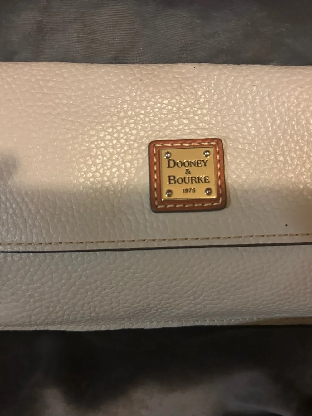 Dooney & Bourke Milly Pebble Grain Cream Crossbody bag